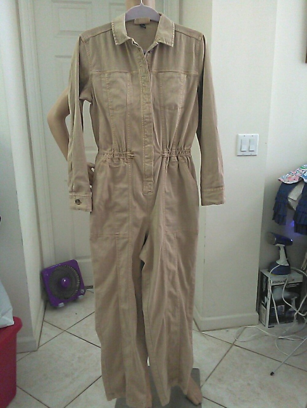 LK.NEW UNIVERAL THREAD  Utility Jumpsuit in Khaki - Women SZ. 2 LOVE THESE!